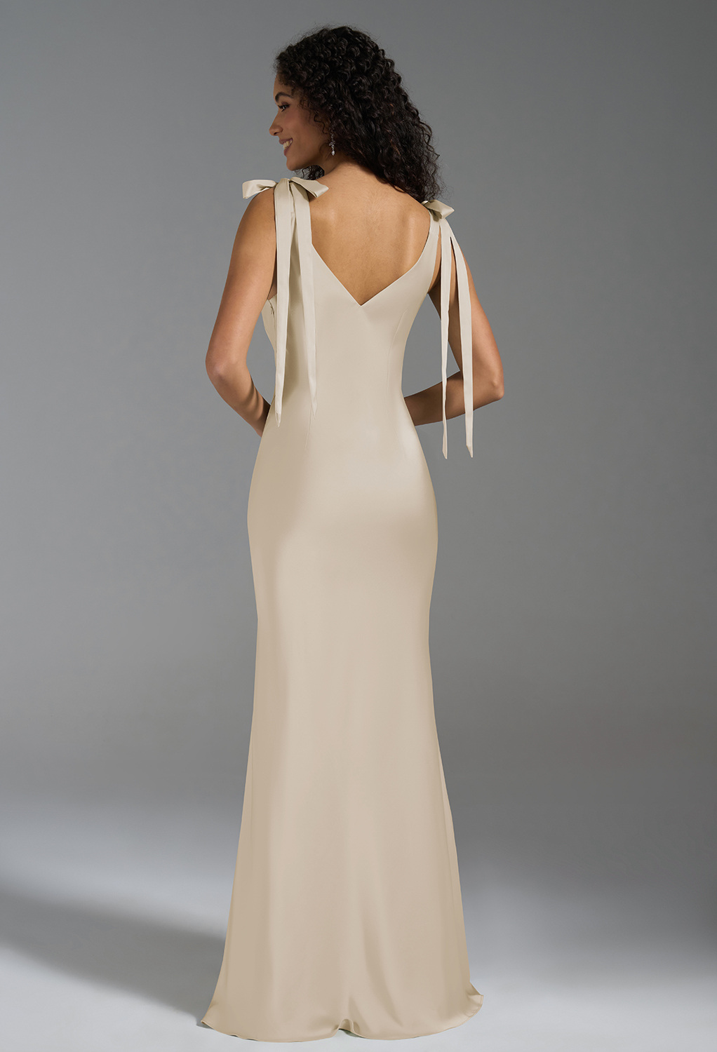 AW Chiara Champagne  Casual Wedding Guest Dresses